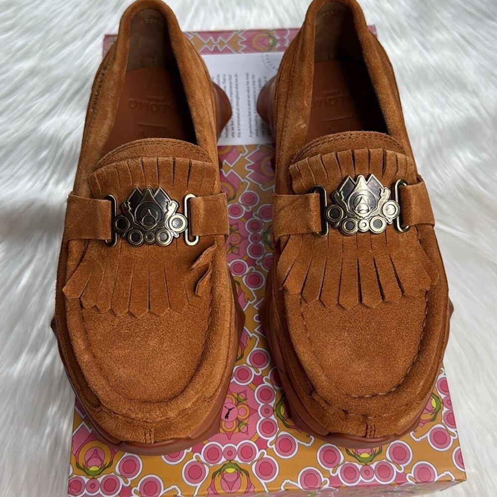 Puma x Palomo Teak Nitefox Suede Loafers